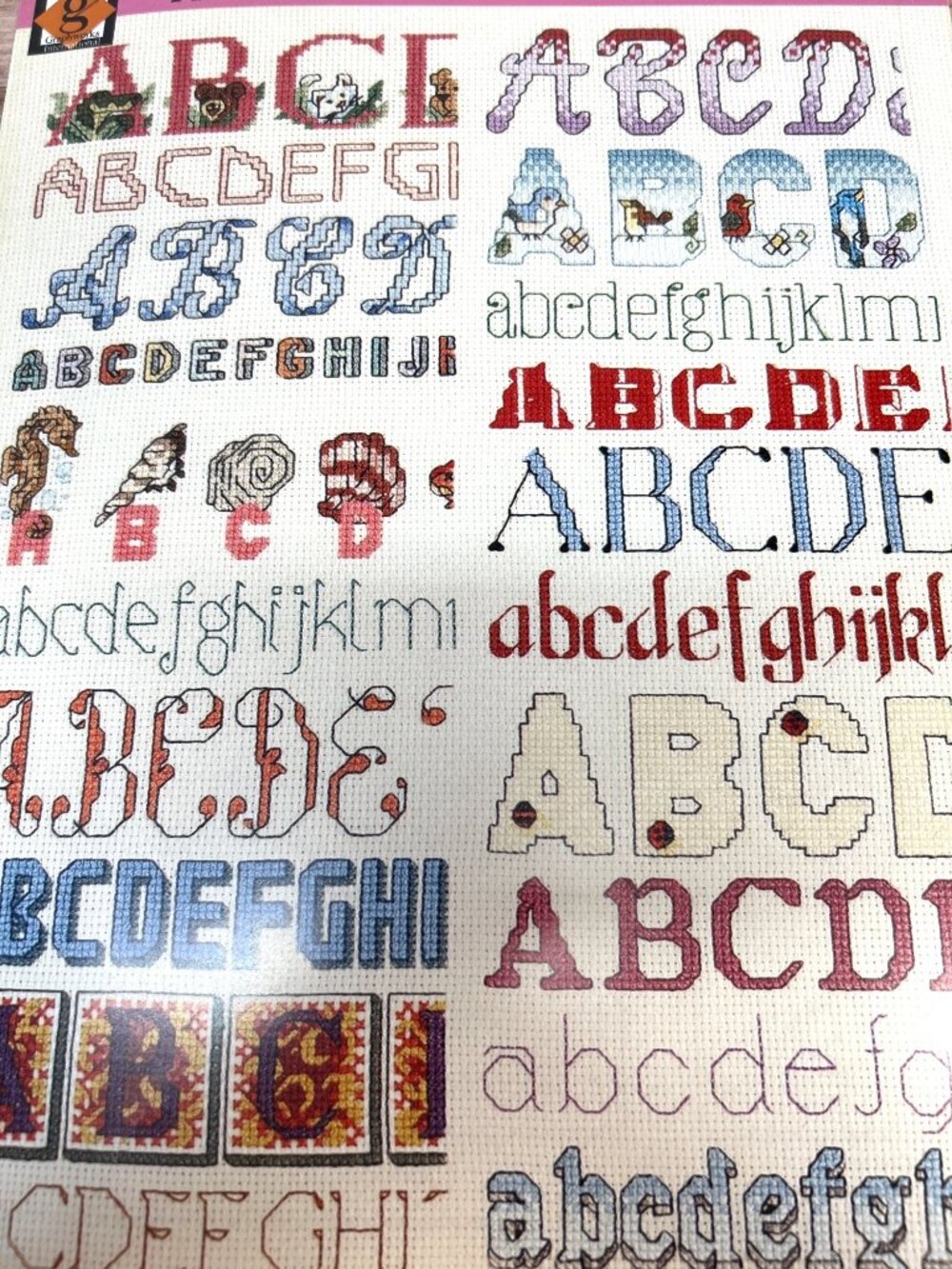 The Alphabet Collection Vol. 3 Cross-Stitch Pattern Book BK42